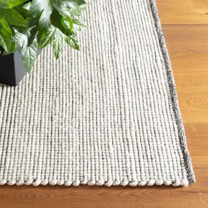 Network Black Handwoven Wool Rug 10x14