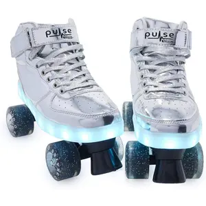 Chicago Skates Pulse Kids' Roller Skates - Silver (5)