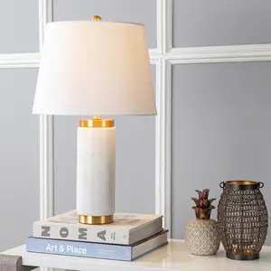 JONATHAN Y Adams Marble LED Table Lamp , for bedroom, living room, foyer, hallways, dining room, dorms