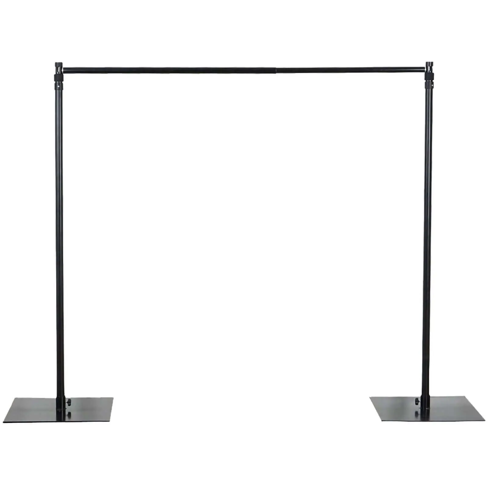 10ft Heavy-Duty Adjustable Metal DIY Backdrop Stand Kit - Steel Base, Floor-Standing Camera Photography Accessory for Photographers, Exhibition Decoration, Knob-Controlled Design with Extended Coverage