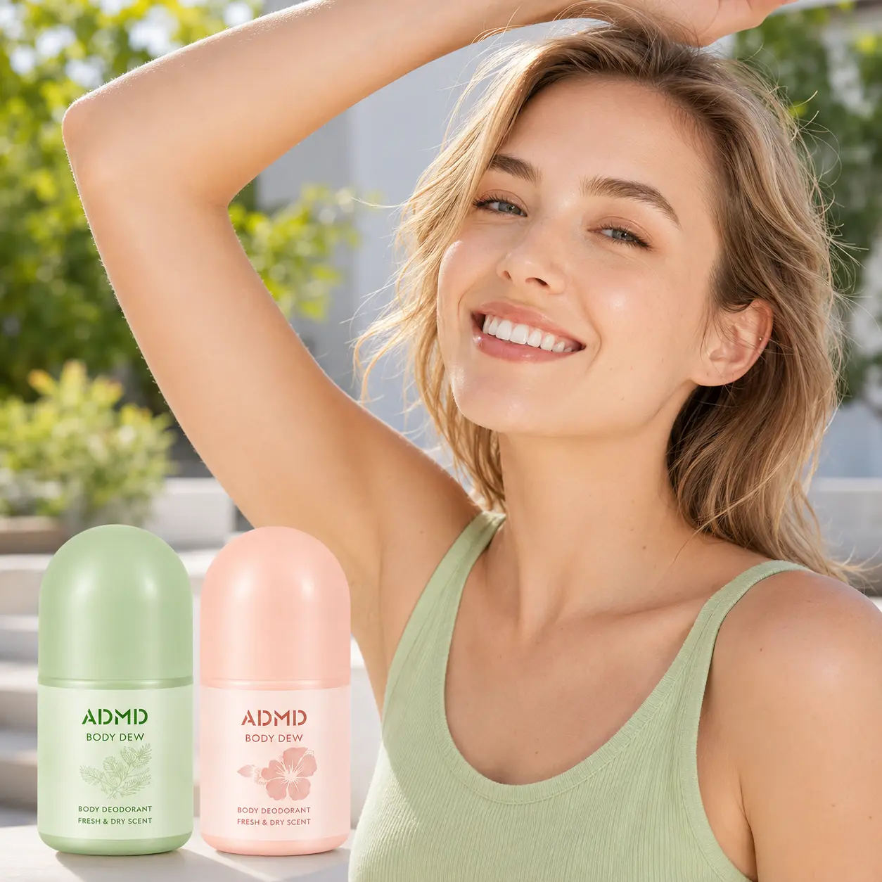 Roll-On Antiperspirant Deodorant for Women with 48H Odor Protection, Light Fresh Scent - Quick-Dry, Non-Sticky Body Freshener Formula, Deodorants, Under Arm Deodorant