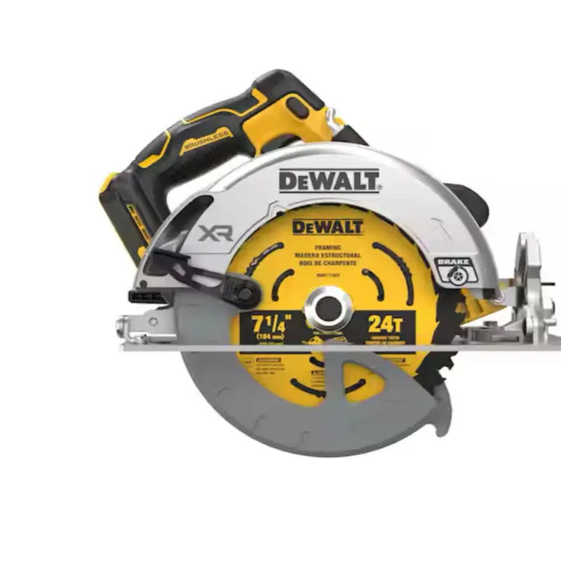 DEWALT 20V MAX XR 7-1/4 in. Cordless Circular Saw (Tool Only), Battery Powered Saws for Power Tools Cutting Tasks