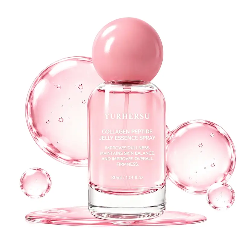 Collagen Peptide Jelly Essence Mist - 1.01 oz Travel-SizedSkincare Spray-On Hydrogel for Women, NourishingMoisturizer That Leaves Skin Smooth & Refined, GiftableFacial Serum-Essence