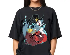 Stolas Prince Of Hell Shirt, Helluva Boss Stolas Unisex T-Shirt, Helluva Boss Merch, Helluva Boss Characters Cotton Crewneck Sweatshirt, Helluva Boss Fan Gift