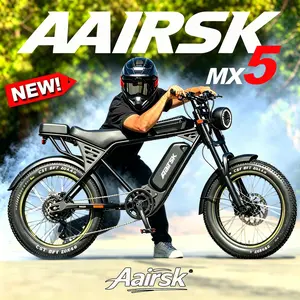 Smart NFC Unlock Adult Ebike, 48V 15Ah Battery High Speed Electric Bicycle, Powerful 1500W Peak Motor, 20" Wide Fat Tire Off-Road E-Bike for Outdoor Adventure All Terrains