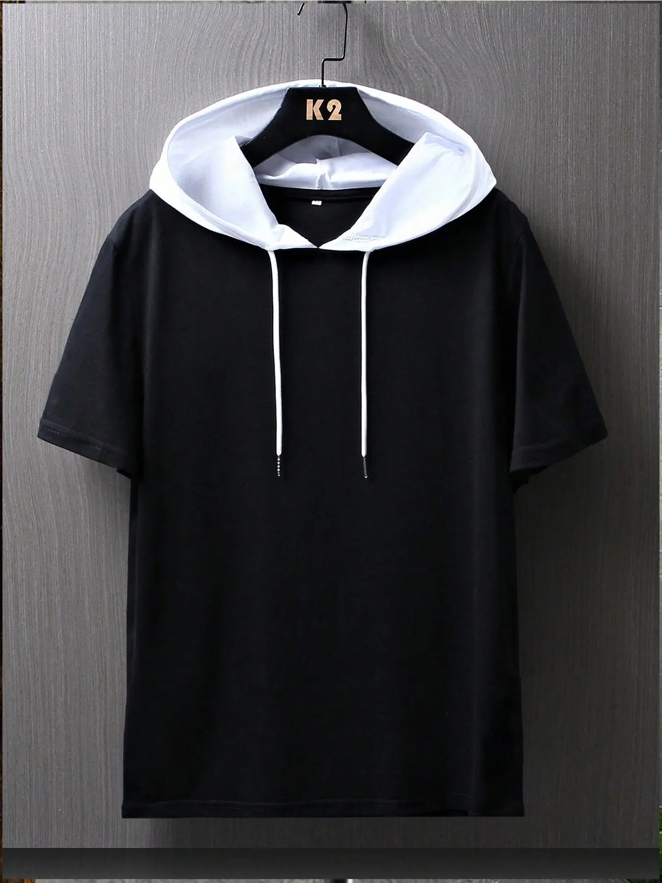 Men's Regular Fit Hooded Pullover Tee, Casual Comfy Breathable Short Sleeve Hoodie T-shirt for Summer, Fashion Men's Top for Daily Wear, Menswear