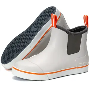 Furuian Women's  Deck Boots work shoes Rain Boots Waterproof&Non-slip Winter boots girl boots Fashionable Ankle Booties  Fishing Gardening Farm Boots Slip On Neoprene Rubber Footwear Chelsea Boots Women boots for Gardening Fishing Boating Camping Sailing