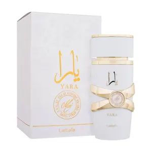Lattafa Yara Moi Women's EDP Fragrance, 3.4 fl oz (100ml) 3 to 3.9 fl oz Alcohol Base, Woody-Floral-Patchouli-Caramel Scent for Women