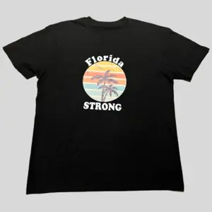 100% Donation - Florida Strong T-Shirt Unisex Black