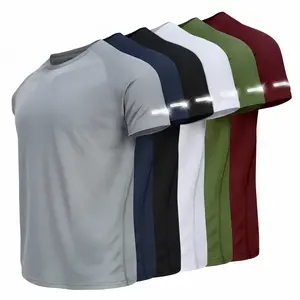 Men's Moisture-Wicking Soccer T-Shirt 6-Pack – Quick-Drying, High-Performance Athletic Tops for Running & Fitness (Solid Colors) street wear Quick-Dry Crew Tees outfit oversized tiktokshopspringglowup,summervibes