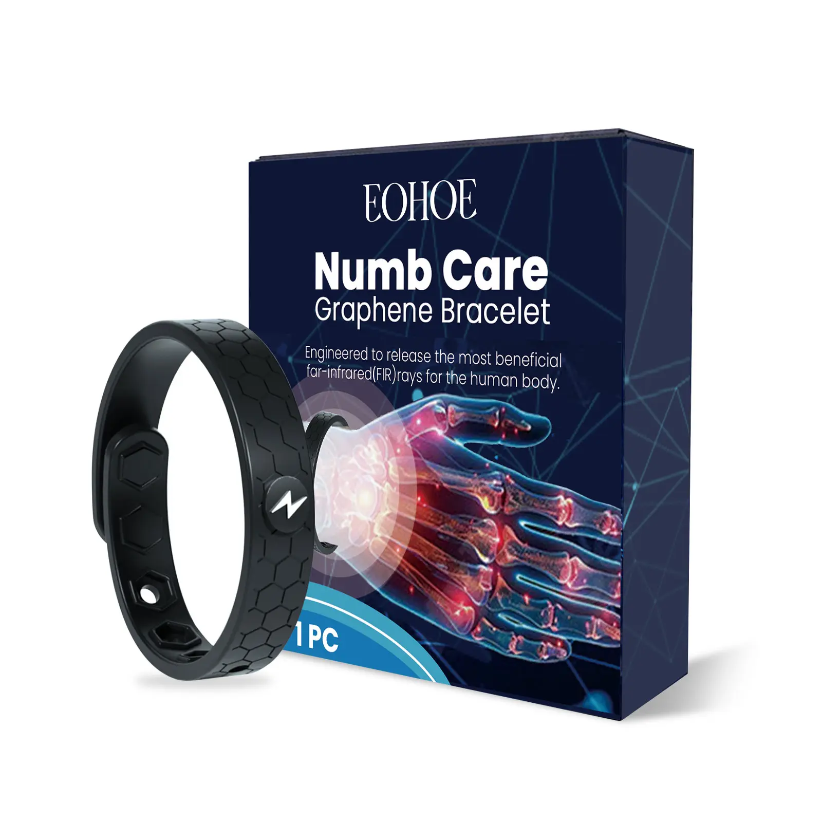 EOHOE Graphene Bracelet For Everyday Hand Decoration Portable Body Care Wrist Bracelet