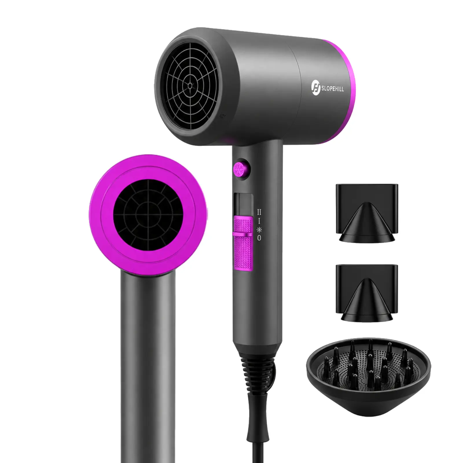 Professional lonic Hair Dryer with Diffuser, 1800W Fasting Drying, Powerful lonic Hair Dryer Kit, Professional Hair Styling Tools for Home, Travel and Salon Use, Trending Product Concentrator Christmas Gifts Holiday Gift MothersDayGift,summerwins tiktoksh