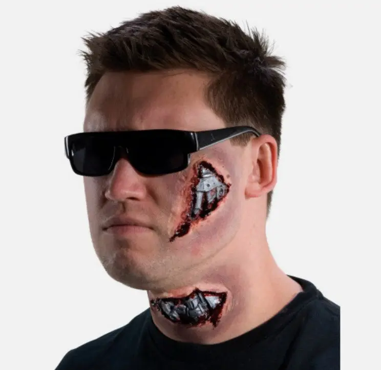 Terminator Latex Prosthetic - I'll Be Back - Costume Accessory - One Size