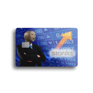 Stonks Meme Card Skin