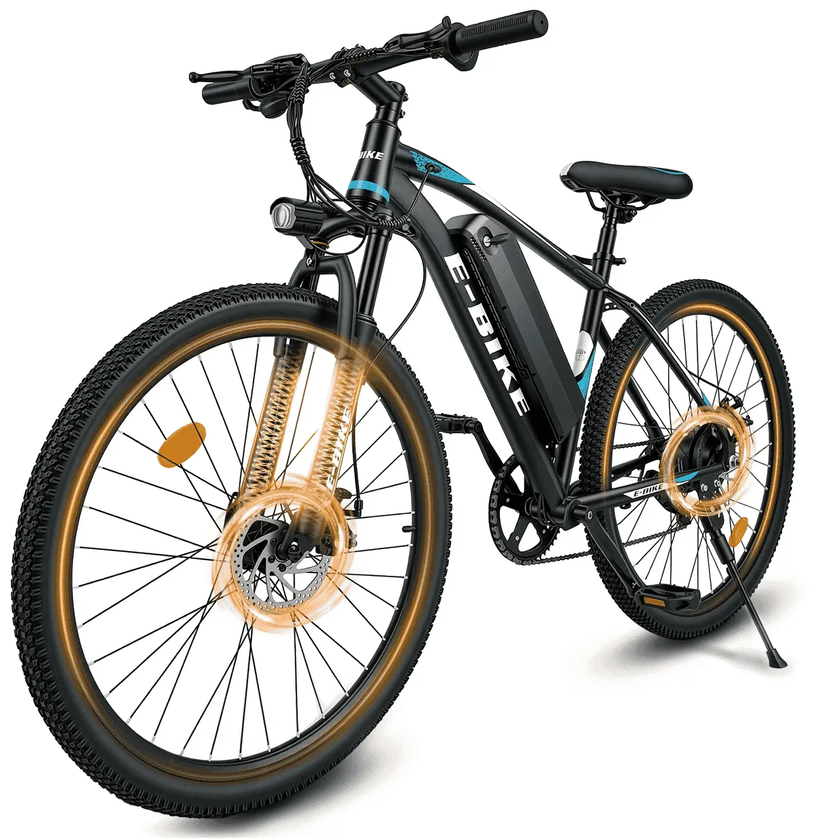 APYEAR Electric Bike for Adults – 1500W Motor 26" Tires E-Bike, 25MPH Speed, 40-Mile Range, 432Wh Battery, 7-Speed, Front Suspension,dealsforyoudays