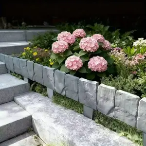 10 pieces villa garden boundary board thickened plastic fence courtyard villa decorative small fence Garden Edging Border