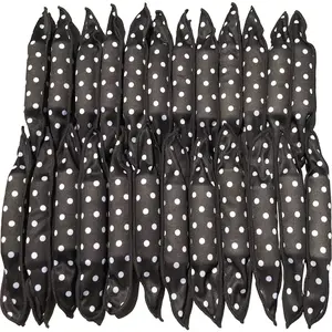 40 Pack Soft Curlers to Sleep In Overnight Hair Rollers for Long Hair, Pillow Soft Sponge Rollers, Reusable for Long Short Styling Tools