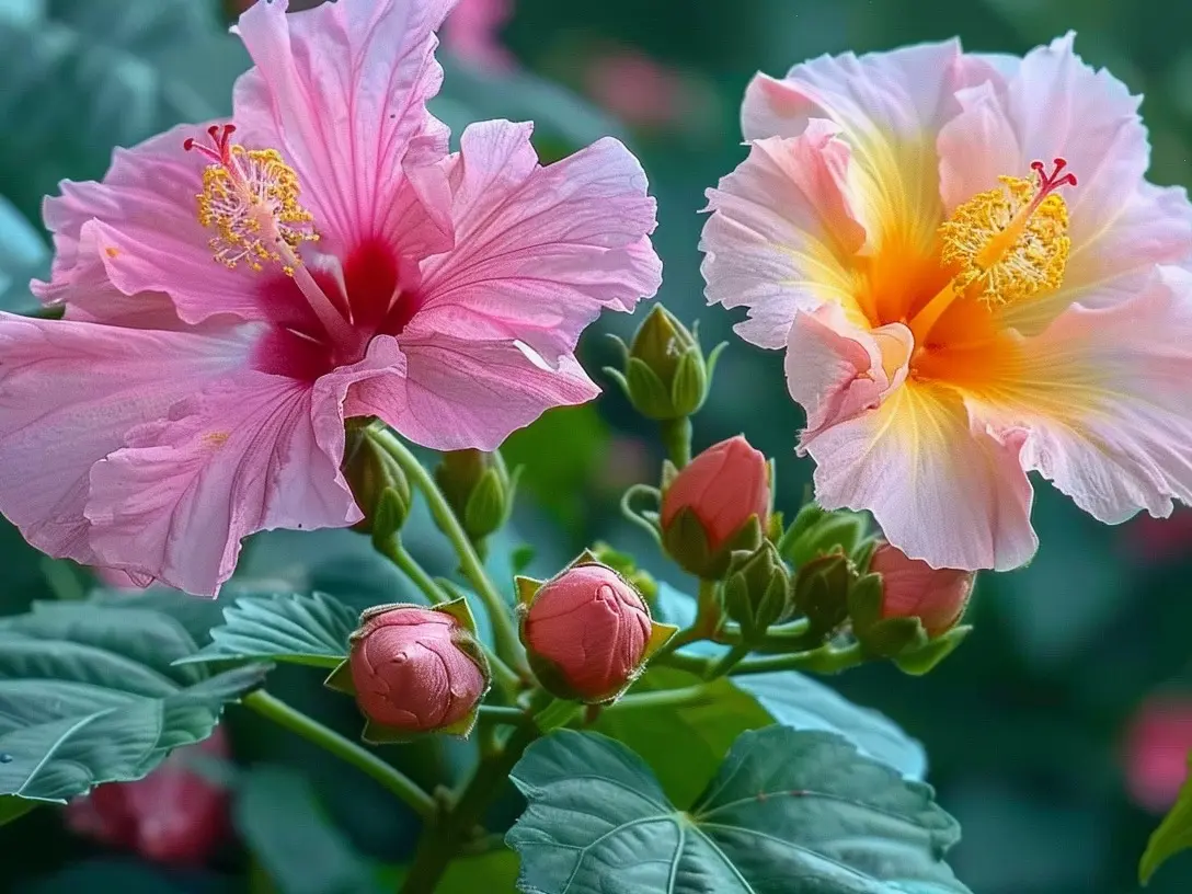 Hibiscus Seeds - 1000 Rare Perennial Seeds for Easy Growth - Gorgeous Long Lasting Blooms - All Seasons Garden Addition - Enhance Your Outdoor Space Effortlessly
