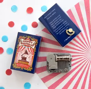 Happy Birthday Music Box in a Matchbox