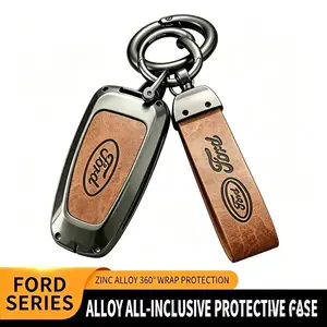Durable 360 Full Wrap Ford Key Fob Protector, Anti-Scratch No Signal Interference Key Cover For Ford F150 Mustang Explorer Fusion Edge Maverick