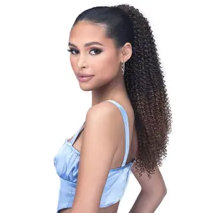 Water wave 14in drawstring ponytail