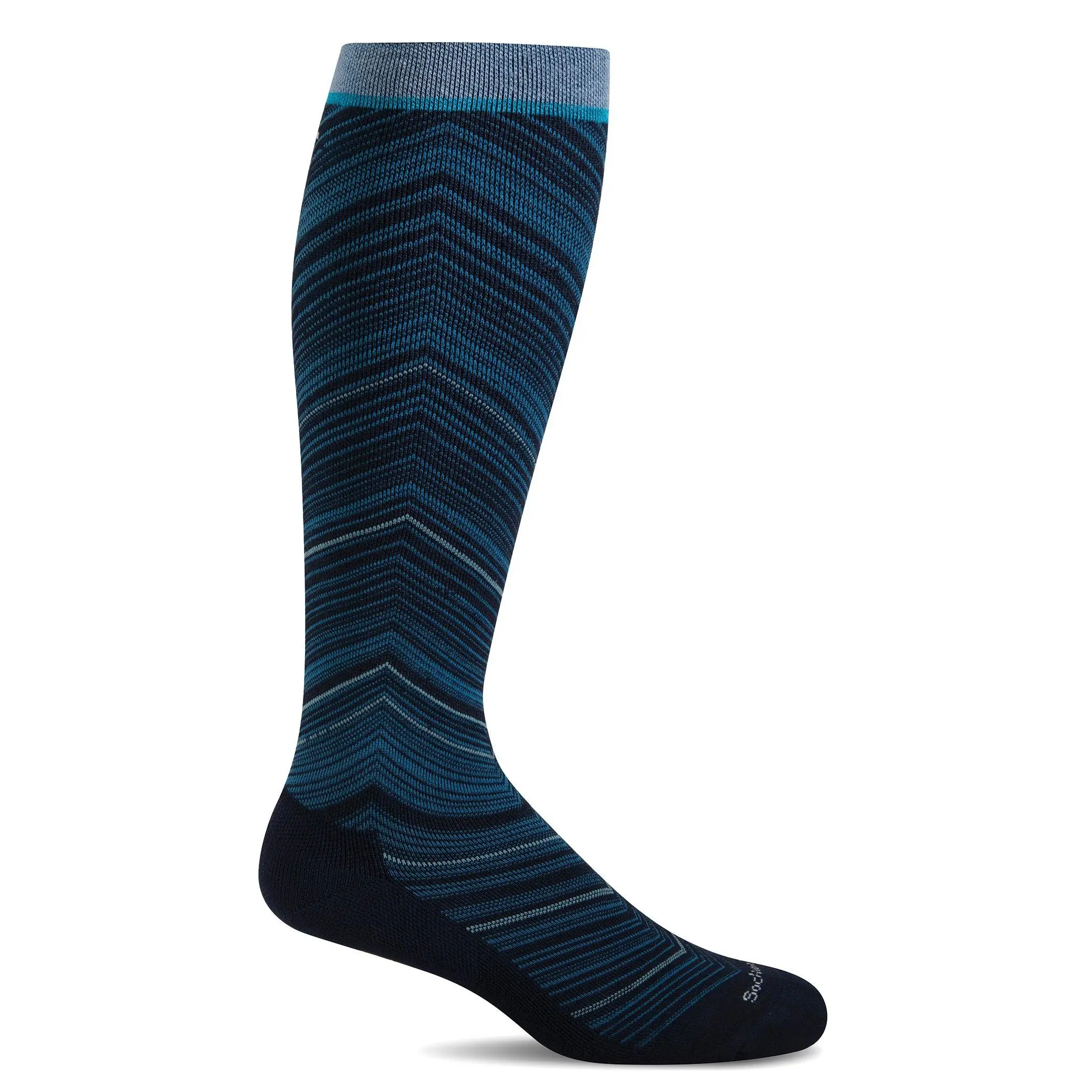 SOCKWELL WOMEN’S FULL FLATTERY | MODERATE GRADUATED COMPRESSION SOCKS - NAVY