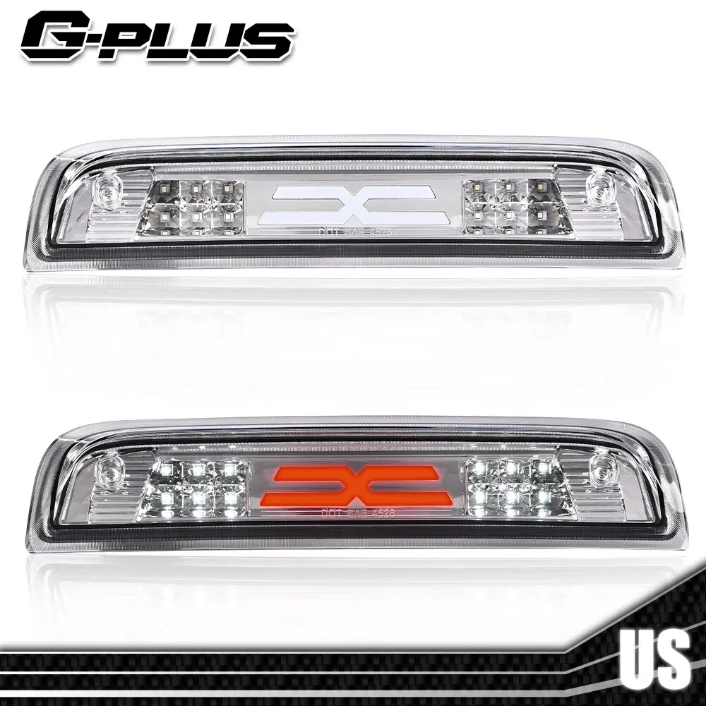 Fit For 15-18 Chevy Silverado GMC Sierra LED Rear Third 3rd Brake Light Lamp for Chevy Silverado GMC Sierra 1500 2500 3500 Upgraded Version Third Brake Light G-PLUS