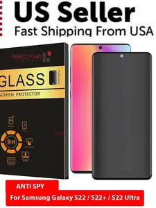 Privacy Tempered Glass Screen Protector for Samsung Galaxy S23 S22 Ultra Plus