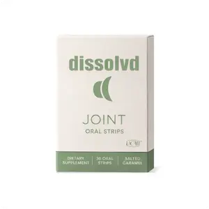 Dissolvd Joint UC-II Oral Strips - 30 Joint Support Strips for Mobility, Flexibility & Cartilage Health - Clinically Studied Collagen