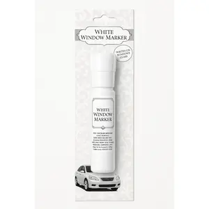 White Wedding Window Marker for Getaway Car Decorations