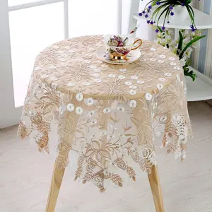 Embroidered Tablecloth, Rectangular Tablecloth, Table Cover, Table Decoration for Home Kitchen Dining Room, Versatile Household Tablecloths