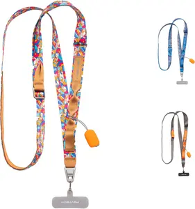 Adjustable Anti-Drop Phone Lanyard Strap with Quick-Release Buckle & Crossbody Design