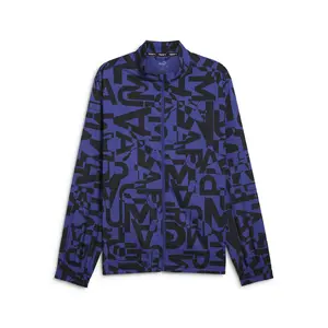 PUMA Mens Energy All Over Print Jacket Athletic Outerwear Casual - Blue PUMA Mens Energy All Over Print Jacket Athletic Outerwear Casual - Blue