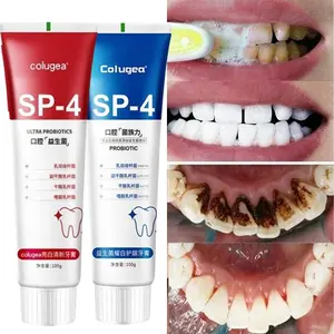SP-4 Probiotic Toothpaste - Plaque Removal & Stain Reduction | Fresh Breath & Gentle Teeth Cleaning | Oral Care Dental Hygiene (100g)
