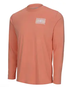 Reel Life Men's Long Sleeve UPF+50 UV Protection Lightweight & Breathable Durable Fabric Double Brushed 100% Polyester