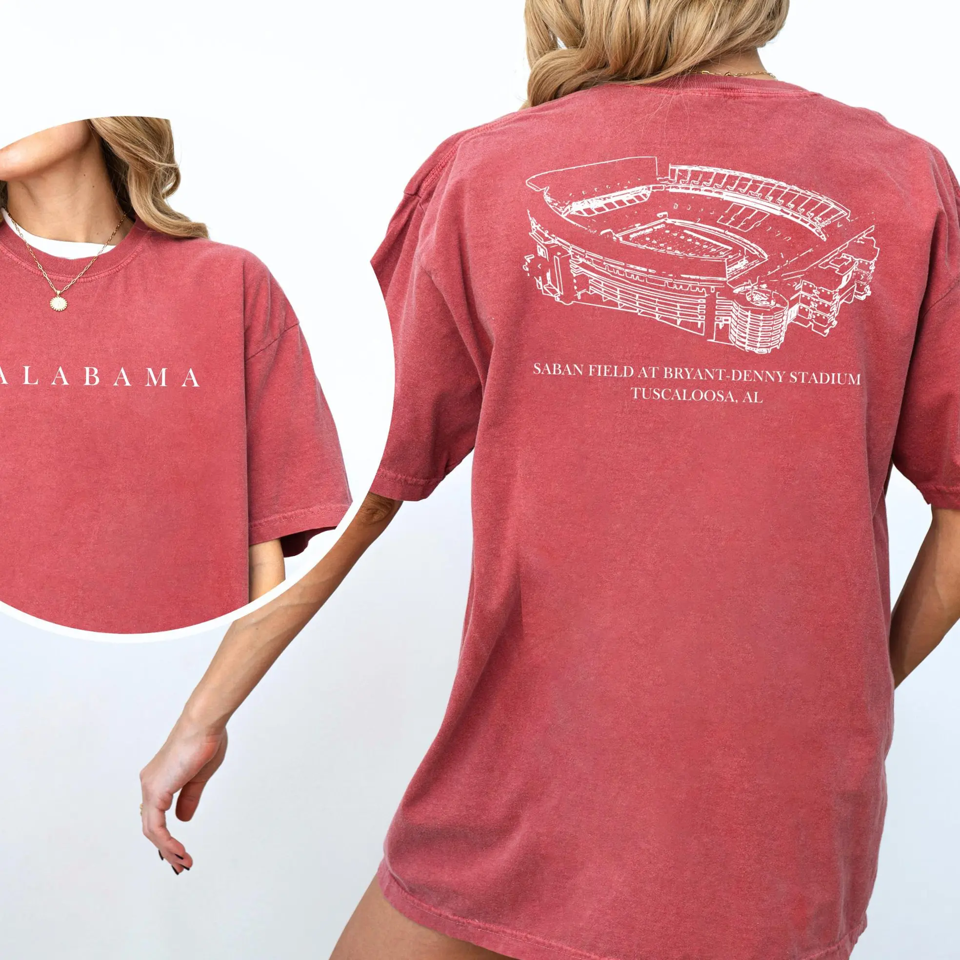 UA Stadium Comfort Colors T-Shirt, Game Day Graphic Tee, Inspired Crimson Tide Shirt, Roll Tide Fan Apparel, Made in USA