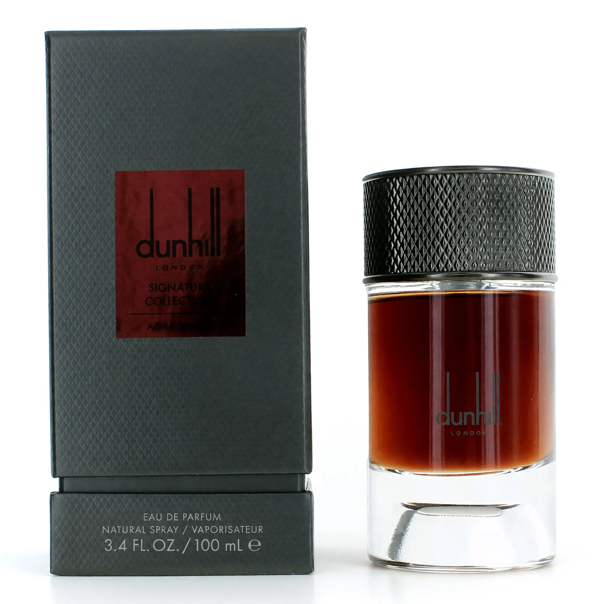 Alfred Dunhill Agar Wood Oriental Spicy Ginger Black Iris Woody & Earthy Men's EDP Liquid Spray Fragrance - 3.4 fl oz, 3-3.9 fl oz Size Option