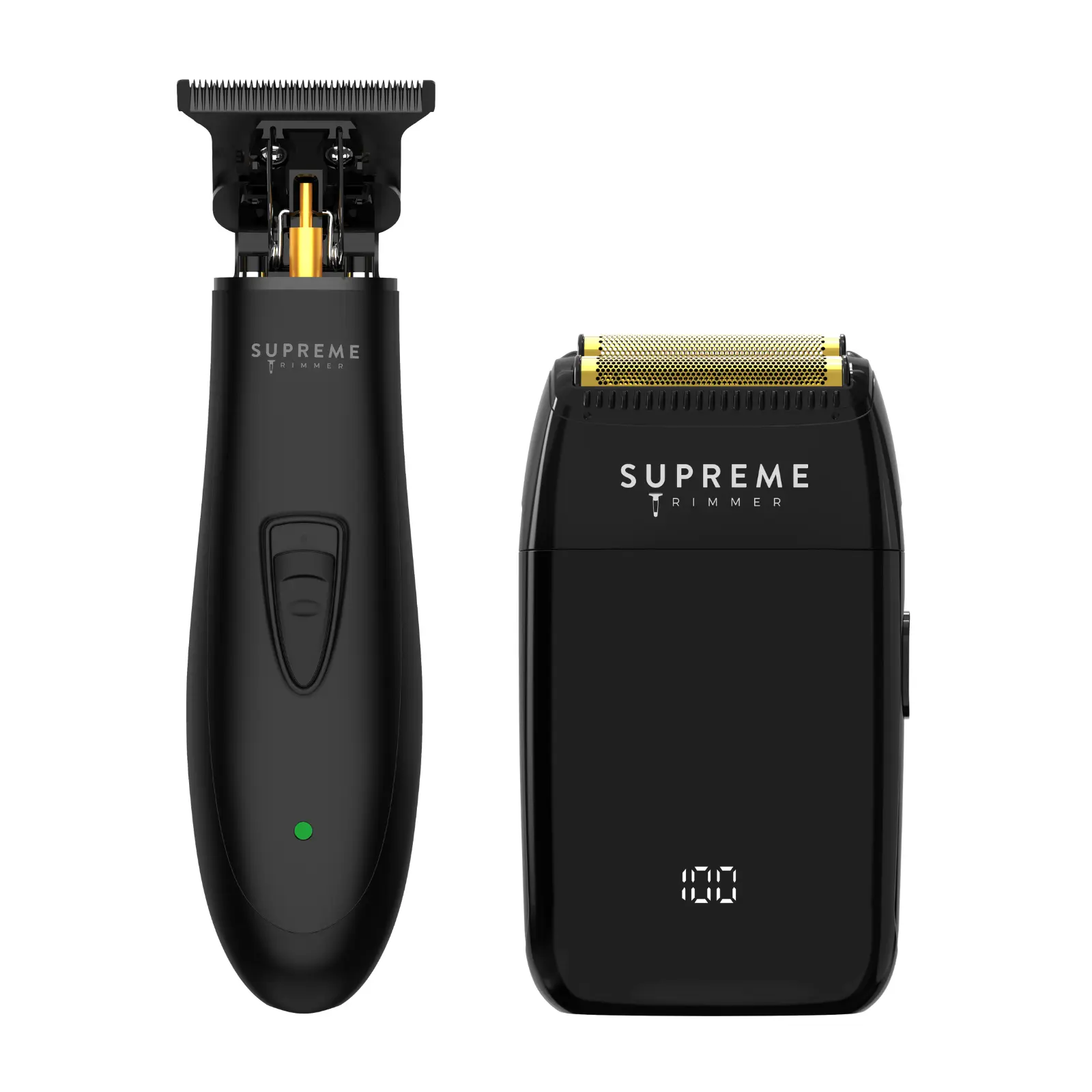 Supreme Trimmer T-Shaper & Crunch Lite Duo, Complete Home Grooming Kit for Personal Care Body Hair Shaver Cordless Rechargeable Shaver