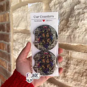 Hogwarts Car Coasters