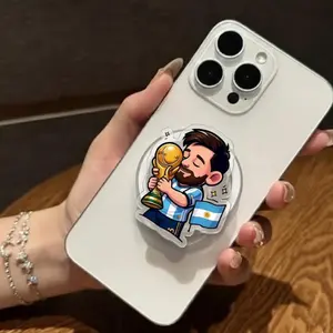 Legendary Argentina Football Star Chibi Acrylic Phonegrip and Pop Socket Collection