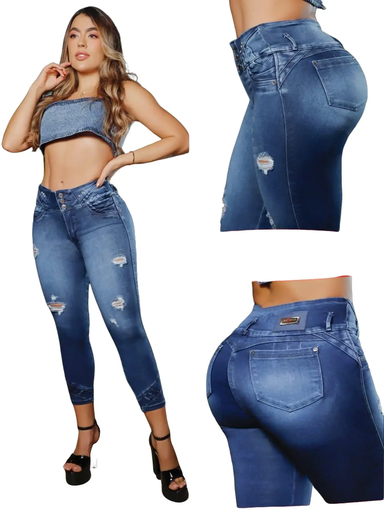 COLOMBIAN BONBONUP WOMAN'S JEANS BUTT LIFTER