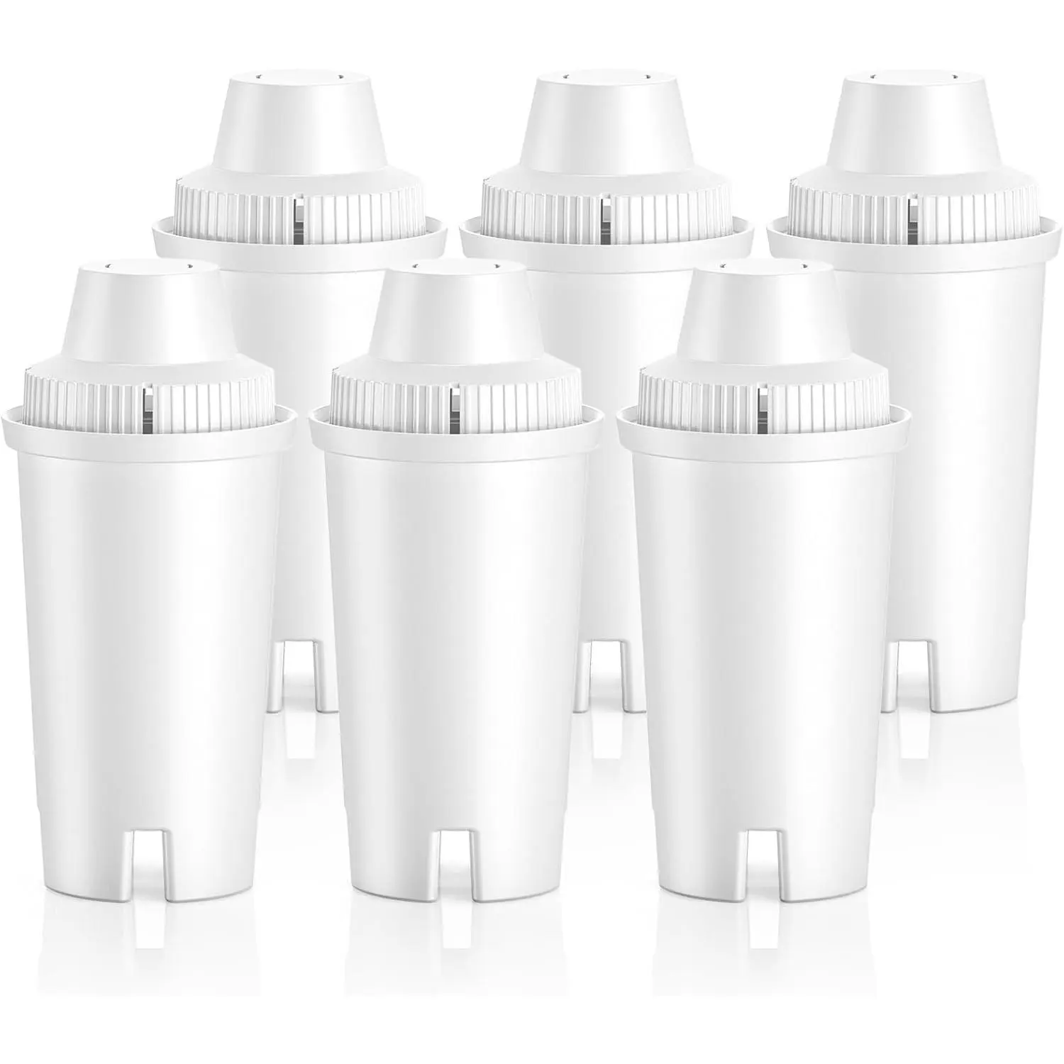 Standard Water Filter Replacement for Brita All Water Pitchers and Dispensers of Model OB03 Metro Everyday UltraMax Classic 35557, Mavea 107007, Grand, Lake, NSF Certified, , 6 Pack