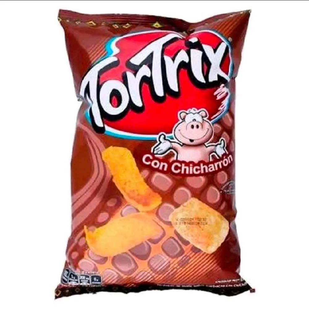 TORTRIX CON CHICHARRÓN  125 gr Delicious Snack from Guatemala