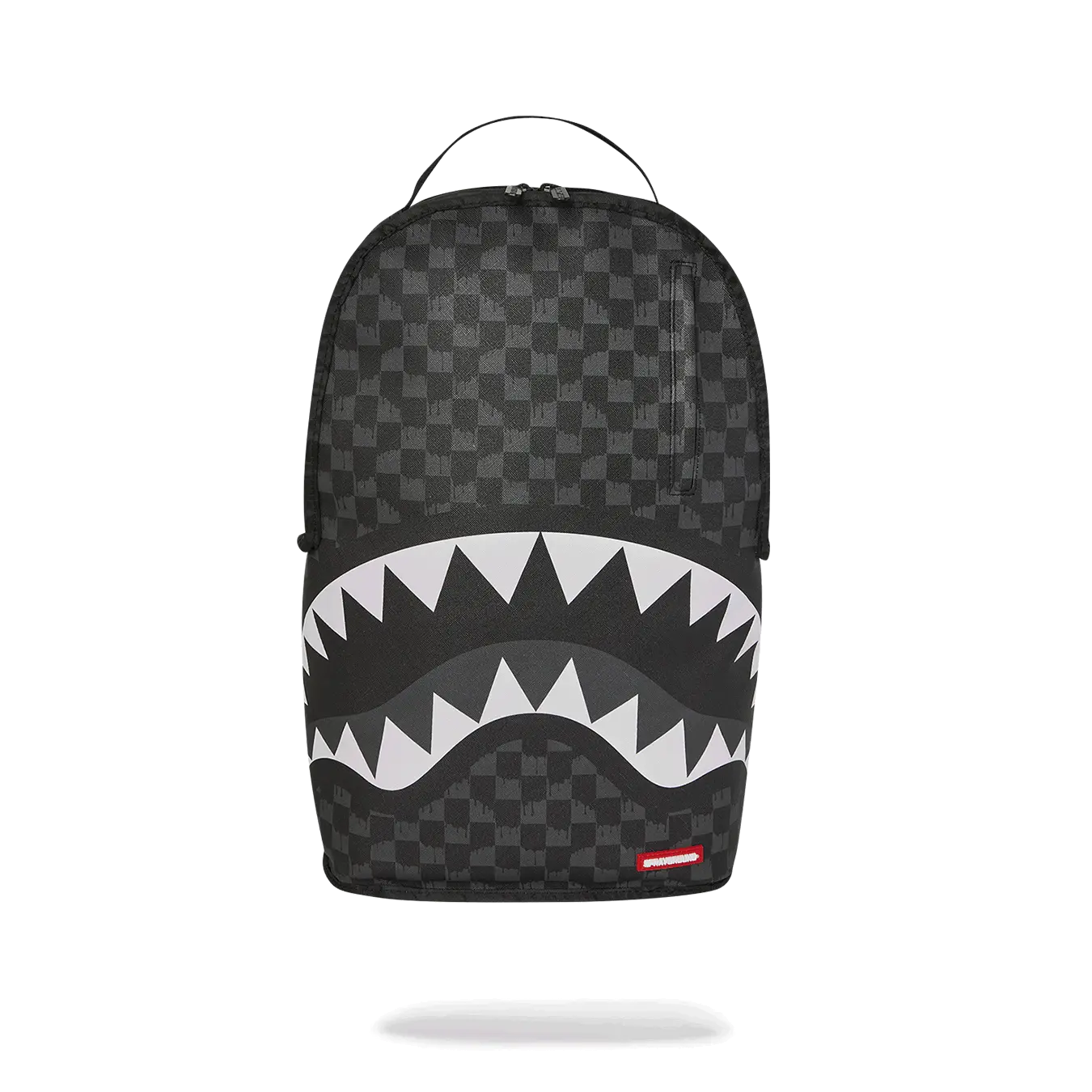 REVERSE MODE - PURPLE VELOUR TO BLACK CHECK BACKPACK