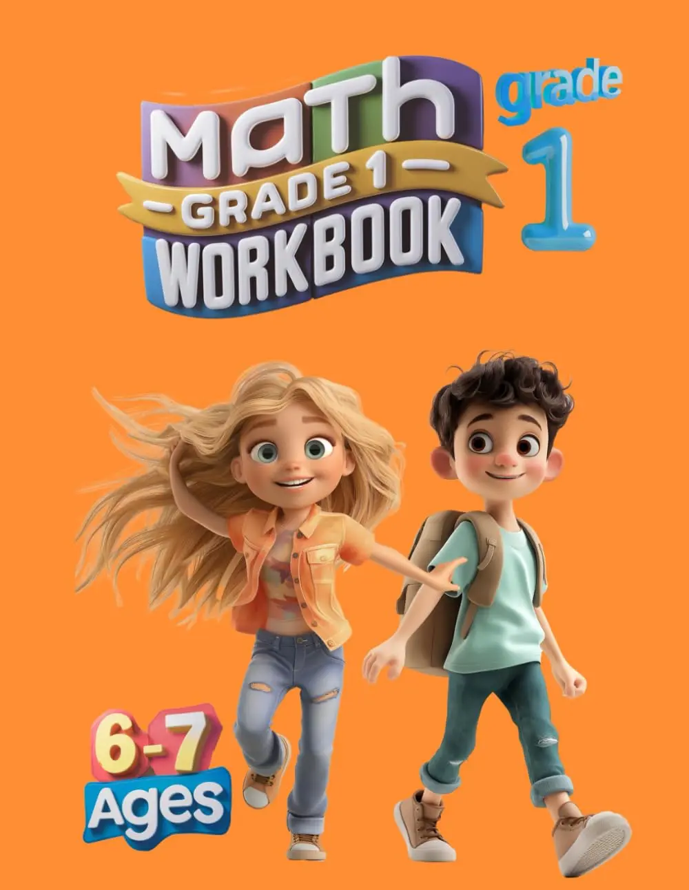 Math 1st Grade Workbook: Ages 6 to 7, Grade 1 Math Workbook (Math is Fun)