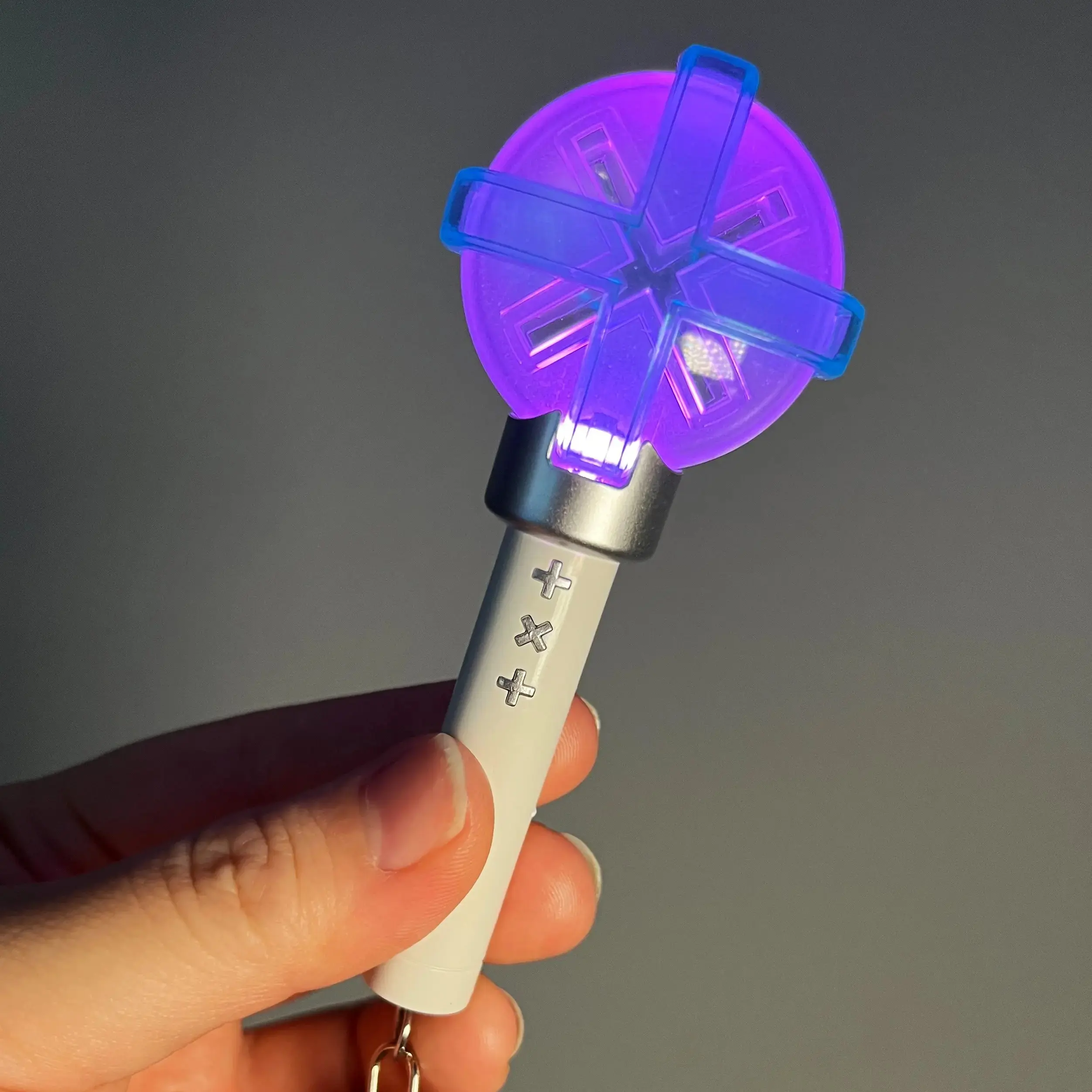 Mini Kpop LED Light Stick Keychain Atiny