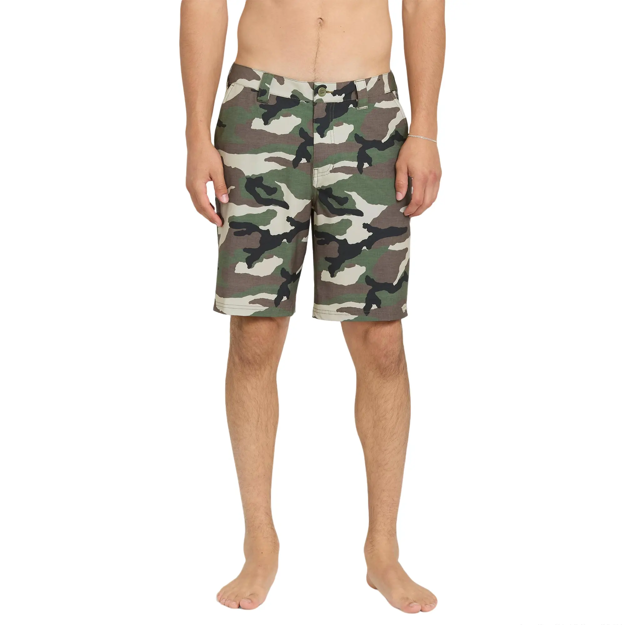Quiksilver | Union Print Amphibian 20" Hybrid Shorts | Men's SURFSILK Performance Fabric 4-Way Stretch | Surf & Swim & Beach Days & Casual Streetwear