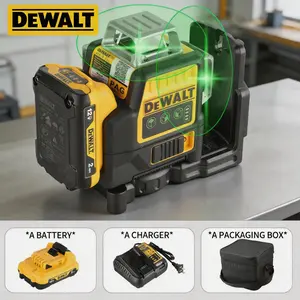 DEWALT 089LG 12V Lithium Battery 3 Sides 360 Degrees 12 Lines High-precision laser level for home improvement, woodworking construction projects or DIY projects