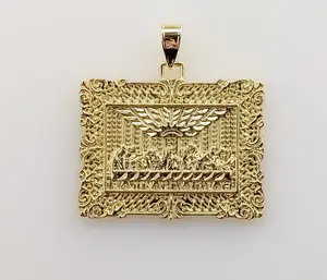 Plated The Last Supper Portrait Pendant