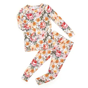 Nella TWO PIECE - NO BUTTON Floral Print Pajama Pajama Pattern